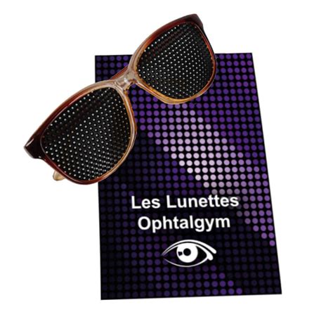 lunettes à trous exercices|Lunettes à trous